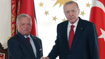 ملك الأردن والرئيس التركي يؤكدان رفضهما التام للإجراءات الأحادية 