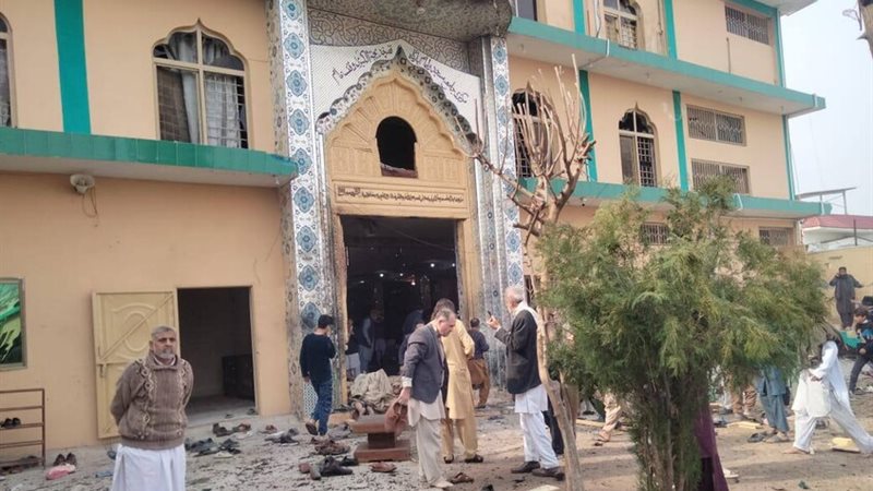 انفجار مسجد في باكستان