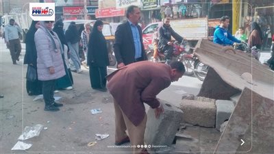حملات يومية للنظافة العامة ورفع الإشغالات وعوائق الطريق بمركز ومدينة أبشواي
