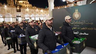 300 ألف وجبة إفطار وسحور في الجامع الأزهر للعام الثاني وبعض المساجد 