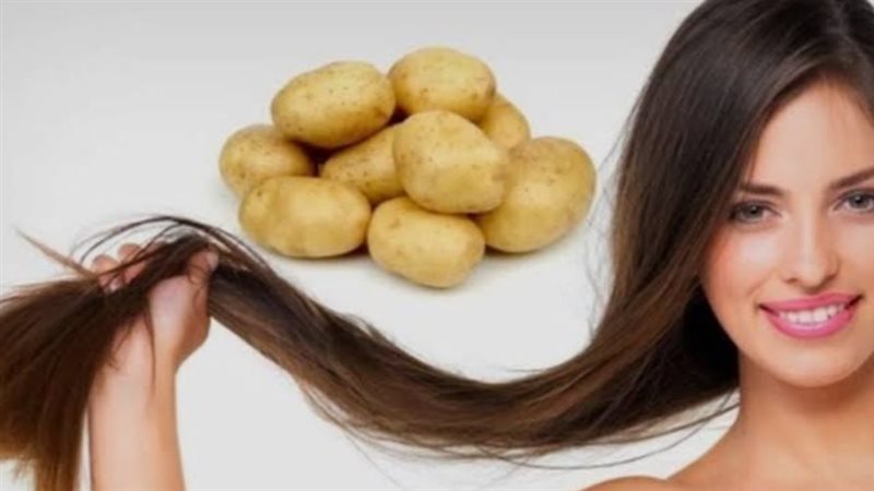 ماسك البطاطس لشعر