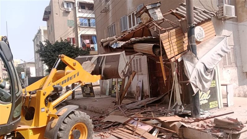 جانب من رفع الإشغالات
