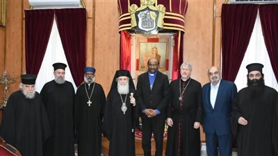 الأمين العام لمجلس الكنائس العالمي يلتقي  برؤساء الكنائس في القدس 