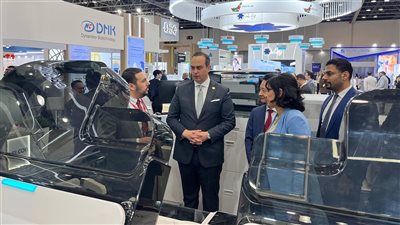 تفقد الجناح المصري بمعرض WHX لدعم الشركات المصرية العاملة في المستلزمات الطبية