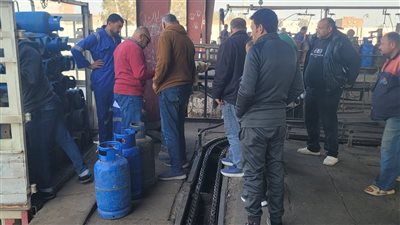 حملات تفتيشية على أوزان أسطوانات البوتوجاز داخل محطات تعبئة الغاز بالدقهلية