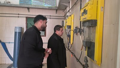 رئيس مياه المنوفية يتفقد محطات فرع الشركة بشبين الكوم