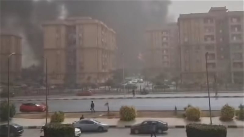 حريق بمدينة نصر 