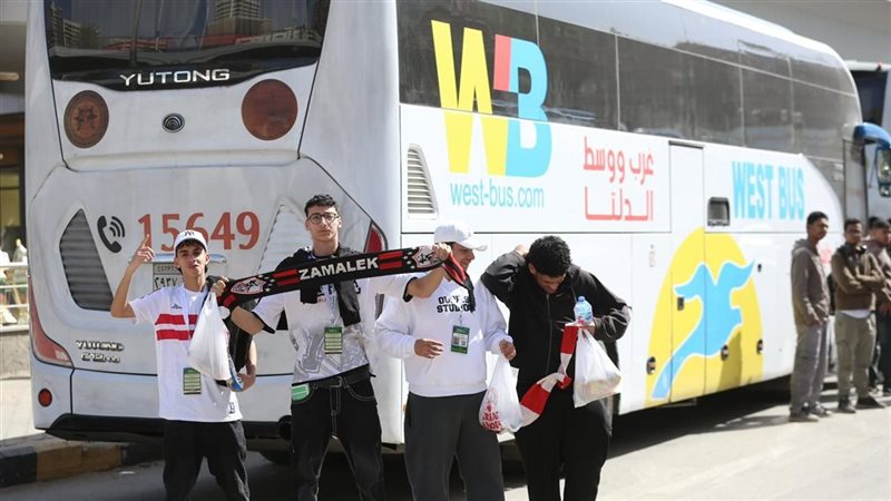 20 حافلة لنقل جماهير