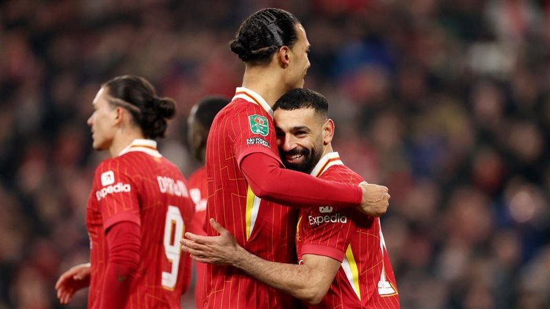 فان دايك ومحمد صلاح