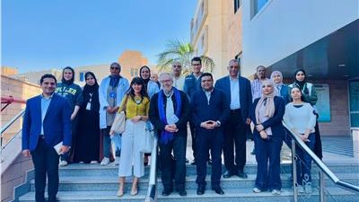 وفد من الأمم المتحدة يتفقد مستشفى المسلة التخصصي  بأسوان 