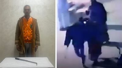 نجل عمه وبينهما خلافات..كشف ملابسات فيديو تعدى شخص على آخر بقطعة حديد 
