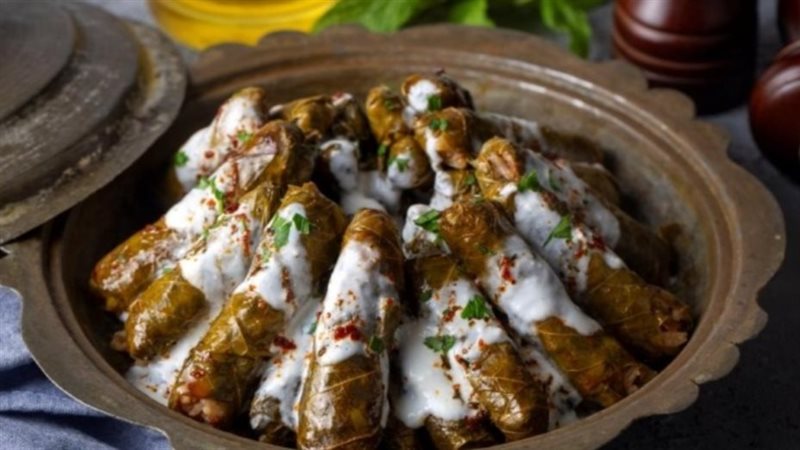 فتة ورق العنب