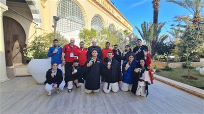 وزير الشباب والرياضة يهنئ أبطال الجودو بعد التألق في بطولة إفريقيا