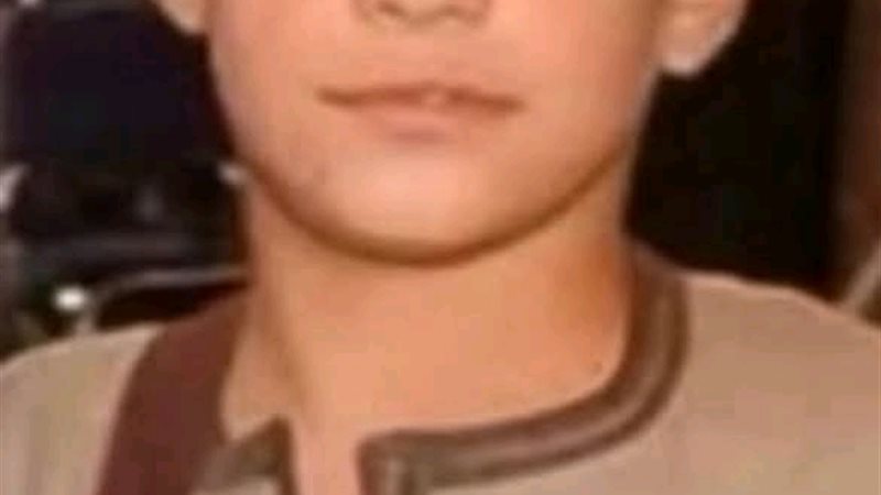 صورة الطفل المتوفي