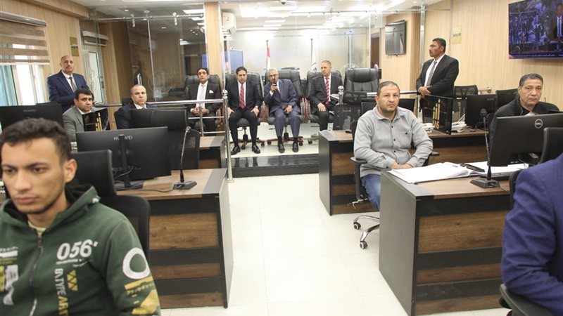 محافظ بنى سويف خلال