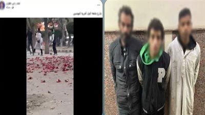 بيتخانقواعلى مكان التسول..بعد فيديو المشاجرة ضبط3عاطين بحوزتهم مخدرات بالعجوزة