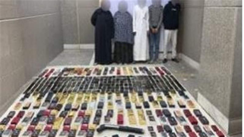 جانب من المضبوطات
