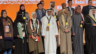 جامعة بنها تحصل على الميدالية الذهبية بالمعرض الدولي للاختراعات بالشرق الأوسط