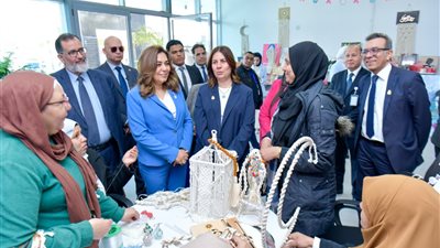 وزيرة التنمية تتفقد مؤسسة 