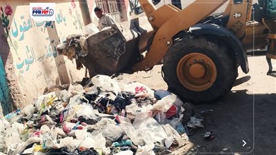 حملات مكثفة للنظافة العامة ورفع الإشغالات بمركز ومدينة سنورس