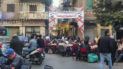الإسكندرية.. مائدة الرحمن بالعطارين تسع مئات من الصائمين