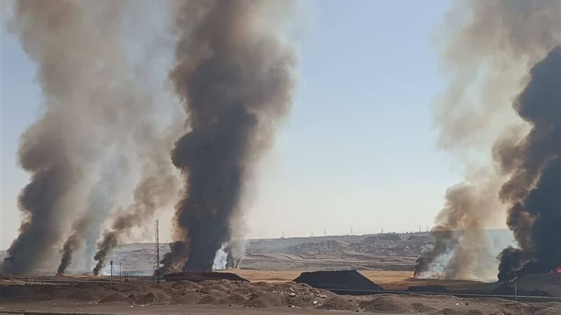 حريق إيران 