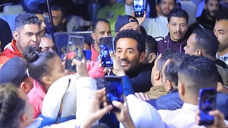 عمرو سعد في تصوير