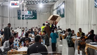 أوقاف الفيوم تقيم 5 موائد إفطار كبرى بالتعاون مع شركاء الخير 