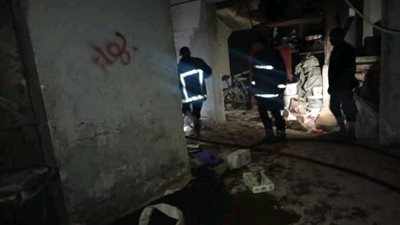 إخماد حريق مطعم بحى الوليديه بشرق أسيوط وإصابة عامل