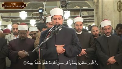 بث مباشر.. شعائر صلاة العشاء والتراويح سادس ليلة من رمضان بالأزهر