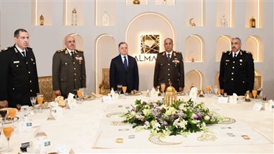 الفريق أشرف زاهر ووزير الداخلية يشهدان حفل إفطار بمناسبة شهر رمضان | فيديو 