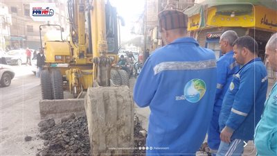 رئيس مياه الفيوم يتدخل لحل شكوى تسرب مياه شارع سعد زغلول