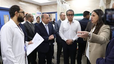 وزير الصحة يتفقد النموذج المرجعي الأول لرعاية السكتة الدماغية بالقليوبية
