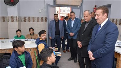 محافظ بورسعيد يوجه باتخاذ الإجراءات اللازمة لمنع ارتفاع نسبة الغياب بالمدارس
