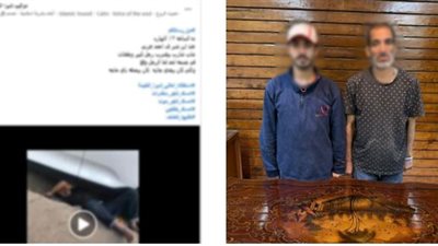 مشاجرة بسبب المزاح..كشف تفاصيل فيديو تعدى شخص على أخر بسلاح أبيض بالقليوبية