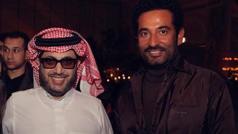 عمرو سعد مع تركي