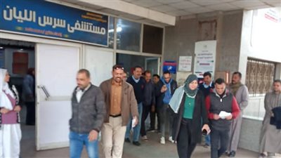 رئيس مجلس سرس بالمنوفية..إجراءات ضد العاملين بالنوبتجيات بمستشفي سرس لعدم تواج