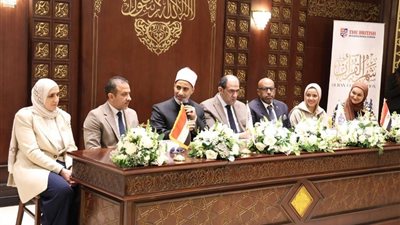 رئيس القطاع الديني يشهد حفل تكريم حفظة القرآن الكريم بالمدرسة البريطانية 