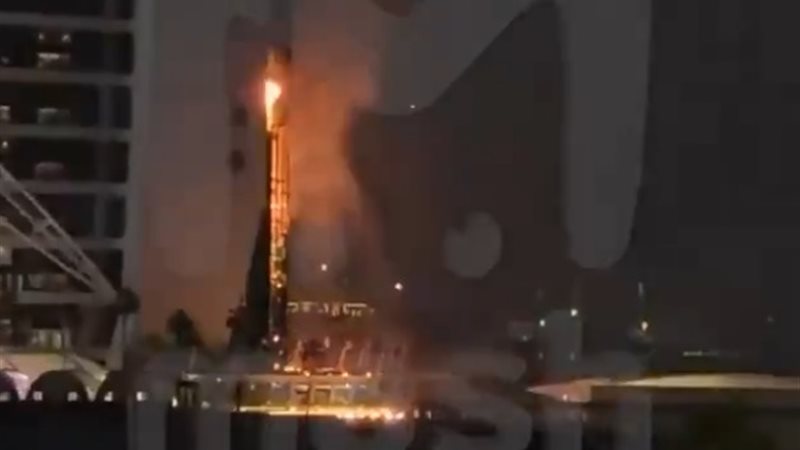 قصف برج العرب