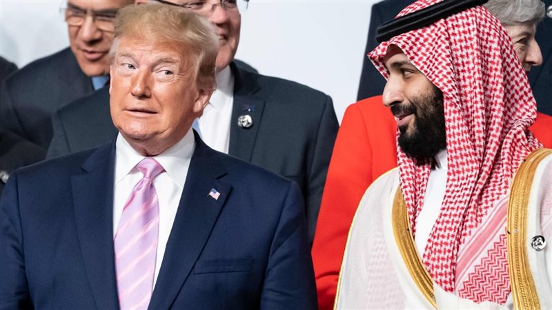 بن سلمان وترامب 