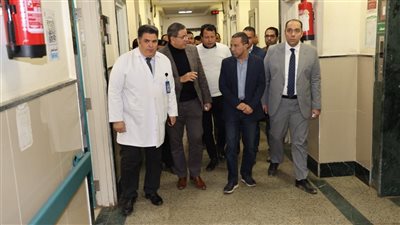 محافظ المنوفية يتفقد مستشفي الباجور التخصصي لمتابعة انتظام سير العمل