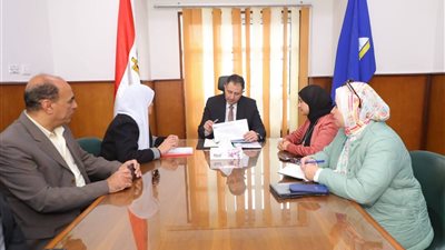 متابعة مشروعات هيئة الأبنية التعليمية خلال زيارة محافظ دمياط اليوم