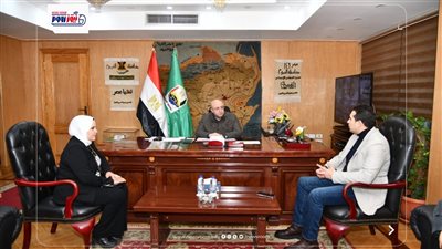محافظ الفيوم يستقبل مدير عام الثقافة للتهنئة بتجديد ثقة القيادة السياسية