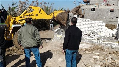  إزالة 26,845 مخالفة تضمنت تعديات على أملاك الدولة والأراضي الزراعية