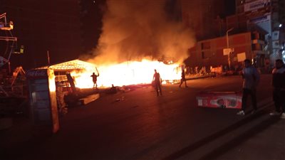 إصابة شخص إثر اندلاع حريق داخل كافية في كفر الدوار بالبحيرة