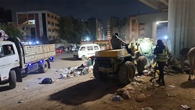 جولة مسائية مفاجئة لمحافظ الجيزة بفيصل ويوجه بحملة نظافة مكبرة