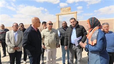 نائب وزير الإسكان يتابع مشروعات المياه والصرف الصحي بالمنيا
