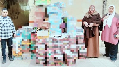 البحيرة.. ضبط سلع غذائية ومنتجات مجهولة المصدر  في حملة على الأسواق بشبراخيت