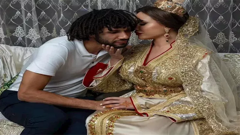 محمد النني وزوجته