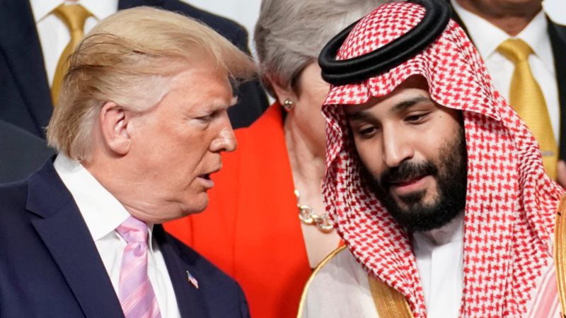 بن سلمان وترامب 